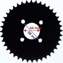 Motobisavm Atv Arka Dişli 428-40T Iç 44 mm 4 Delikli Ind Vulcan KUBA200