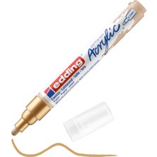 Edding 5100 Orta Uçlu Akrilik Markör - Altın Renk - 2-3 Mm’Lik Yuvarlak Uç - 1 Adet
