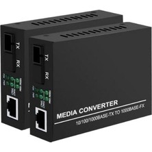 Novacom NVC-921SW Fiber Optik Media Converter Set