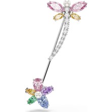 Swarovski Ariana Grande x Swarovski Broş Karışık Kesim Yusufçuk Çok Renkli Rodyum Kaplama