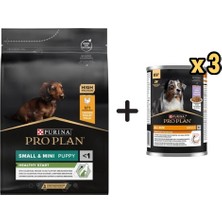 Pro Plan Tavuklu Küçük Irk Yavru Köpek Maması 3 kg + 3 Adet Pro Plan Everyday Nutrition Hindili Köpek Konservesi 400 gr