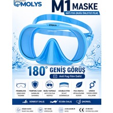 Molys M1 Dalış Maskesi + Antı Fog (Buğu Önleyici Film)