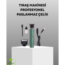 Uravas Store Profesyonel Şarjlı Tıraş Makinesi – 180 Dakika Kullanım, 2.5 Saat Hızlı Şarj, Evrensel USB Şarj Gir