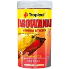 Tropical Arowana M Sticks 250 ml 90 gr Genç Arowanalar İçin Renklendirici Yem Kaliteli