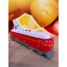 Scntoys Oyuncak Lokomotif Tren Sürtmeli Sesli Işıklı Oyuncak Klasik Tren Lokomotif