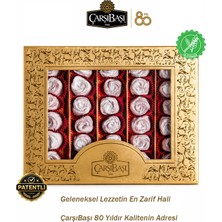 Çarşıbaşı Glutensiz Roselight Artizan Aromalı Patentli Türk Gül Lokumu 600 Gram