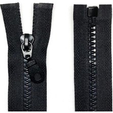 Kezban Tekstil Mont Fermuarı Siyah Kemik Diş 50 cm