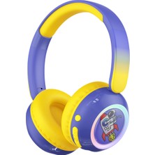 Havit Kids 01H H666BT Kablosuz Kulak Üstü Kulaklık - Çocuk Kulaklığı, 53 Saat Pil, RGB LED, BT 5.4