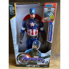 Scntoys Kaptan Amerika Figür Oyuncak Captaın Amerika Figür Avengers Captaın Amerika Figür Sesli Işıklı Figür
