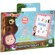 Uravas Store Mey Ithalat® MS7582 Maşa ile Koca Ayı Manyetik Tablet / +3 Yaş