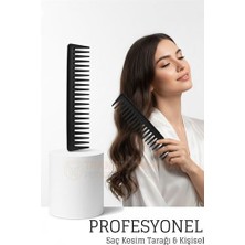 Prativas Kuaför Saç Kesim Tarağı - Profesyonel Berber Kesim Tarağı  - PRTHBY7638-4040