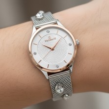Essence Gümüş Hasır Kordon Kadın Kol Saati ES6722FE.530