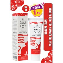 VitKitty Kediler İçin Tüy Yumağı Önleyici ve Sindirim Destekleyici Kedi Maltı 100g (ANTIHAIRBALL MALT PAST)