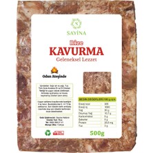 Sayina Natürel Hakiki Rize Dana Kavurma Odun Ateşinde - Vakumlu Paket 500 gr