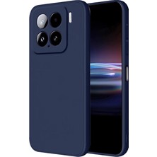 Uravas Store Mey Ithalat®   Mi 15 Pro Kılıf Nano Içi Kadife Silikon - Lacivert