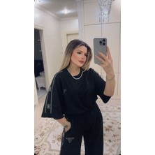 Taş Detaylı G Alt Üst Eşofman Takım
