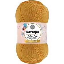 Kartopu Lotus Lux Satin Touch Simli Bikini Büstiyer Bluz Örgü Ipi K318 /5 Adet