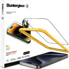 Bunkerglass Double Strong Iph.15 Pro Max Uyumlu Cam Ekran Koruyucu