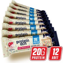 Proteinocean Protein Bar - Birthday Cake Aromalı - 50g X 12 Adet