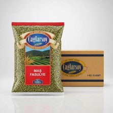 Çağlarsoy Organik Maş Fasulye 1 kg x 15 Adet Paket Yerli Üretim Doğal Bakliyat Toplu Alım