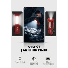GAP Tools Şarjlı LED Fener IGPL-F01
