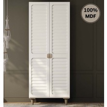 Comiet Lavanta Mdf 2 Kapak Ayaklı Tasarım Gardırop