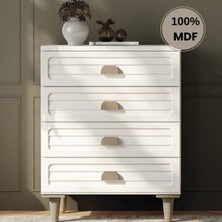 Comiet Lavanta 4 Çekmeceli Mdf Şifonyer