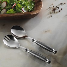 Aryıldız Ravello 2 Parça Salata Servis Seti Gri