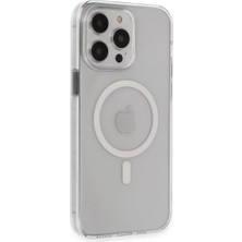 Uravas Store Iphone 14 Pro Max Kılıf Tron Şeffaf Magsafe Kapak - Şeffaf