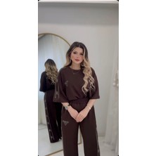 Taş Detaylı G Alt Üst Eşofman Takım