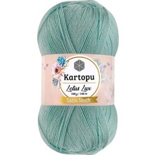 Kartopu Lotus Lux Satin Touch Simli Bikini Büstiyer Bluz Örgü Ipi K507 /5 Adet