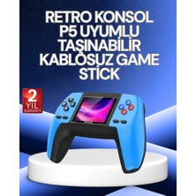 Uravas Store P5 Retro Gamepad | 520 Klasik Oyunlu Mini Oyun Konsolu
