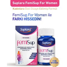 Suplara Femisup For Women Civanperçemi, Hayıt, Şakayık Ekstresi, Multivitamin Mineral Gıda Takviyesi