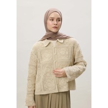 Fresh Scarfs Penye Şal Vizon