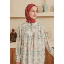 Fresh Scarfs Vintage Rose İnce Pamuk Vual Şal