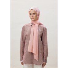 Fresh Scarfs İnce Pamuk Vual Şal Uçuk Pembe
