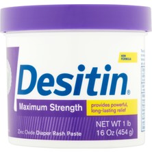 Desitin Bebek Pişik Kremi Maximum Strength 454 gr Aloe Vera Ve E Vitamini İle Formüle Edilmiş
