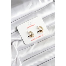 Uravas Store 14K Gold Renk Kaplama cm Kadın Küpe