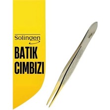 Uravas Store Mey Ithalat® Ince Uçlu Batık Cımbızı - Şık ve Hassas Kaş Şekillendirme Solingen Professional
