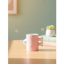 Tohana 3d Ayı Figürlü Seramik Kupa 438 Ml Beyaz