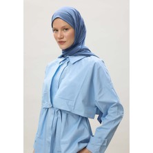 Fresh Scarfs Penye Şal Kot Mavi