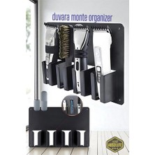 Uravas Store Mey Ithalat® Berber Kuaför Tıraş Makinesi Organizeri - Tıraş Makine Fırça Tutucu 721914
