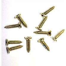 Uravas Store Klips, Menteşe, Ayak, Ağaç, Sunta Vidası 2,2x9,5mm - Sarı 100 Adet