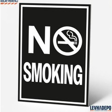 Levhadepo No Smoking (Sigara Içmek Yasaktır) Uyarı Levhası Dekota