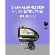Uravas Store Yüksek Sesli 110DB Çelik Disk Kilidi Su Geçirmez