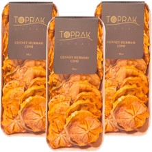 Toprak Doğal Cennet Hurması Cips 3'lü 80 gr Sağlıklı Atıştırmalık Çıtır Çıtır Lezzet