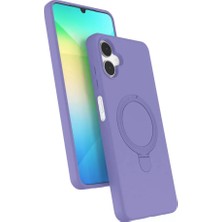 Uravas Store Samsung Galaxy A06 Regal Magsafe Standlı Kapak - Lila