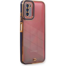 Uravas Store Newface Samsung Galaxy A03S Kılıf Liva Lens Silikon - Mavi