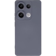 Uravas Store Newface Xiaomi Redmi Note 13 Pro 4g Kılıf Nano Içi Kadife Silikon - Gri
