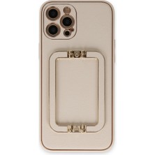 Uravas Store Iphone 12 Pro Kılıf Coco Elit Kapak - Gold